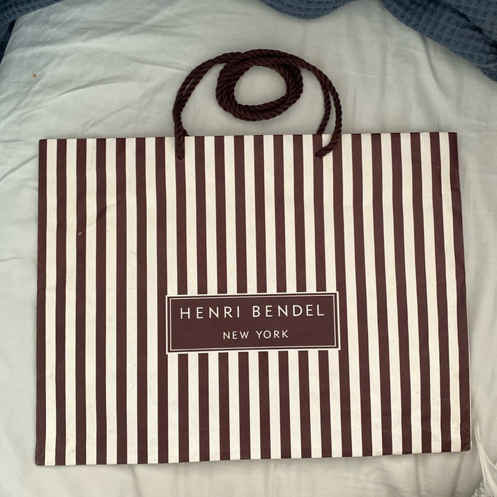 Henri Bendel paper bag